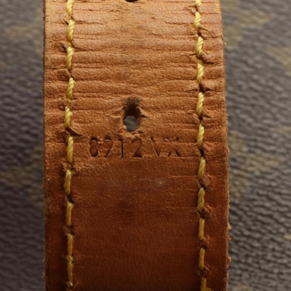 Auth Louis Vuitton Kleber Travel Bag in Monogram w/Vachetta Leather 1989 France - Picture 10 of 15